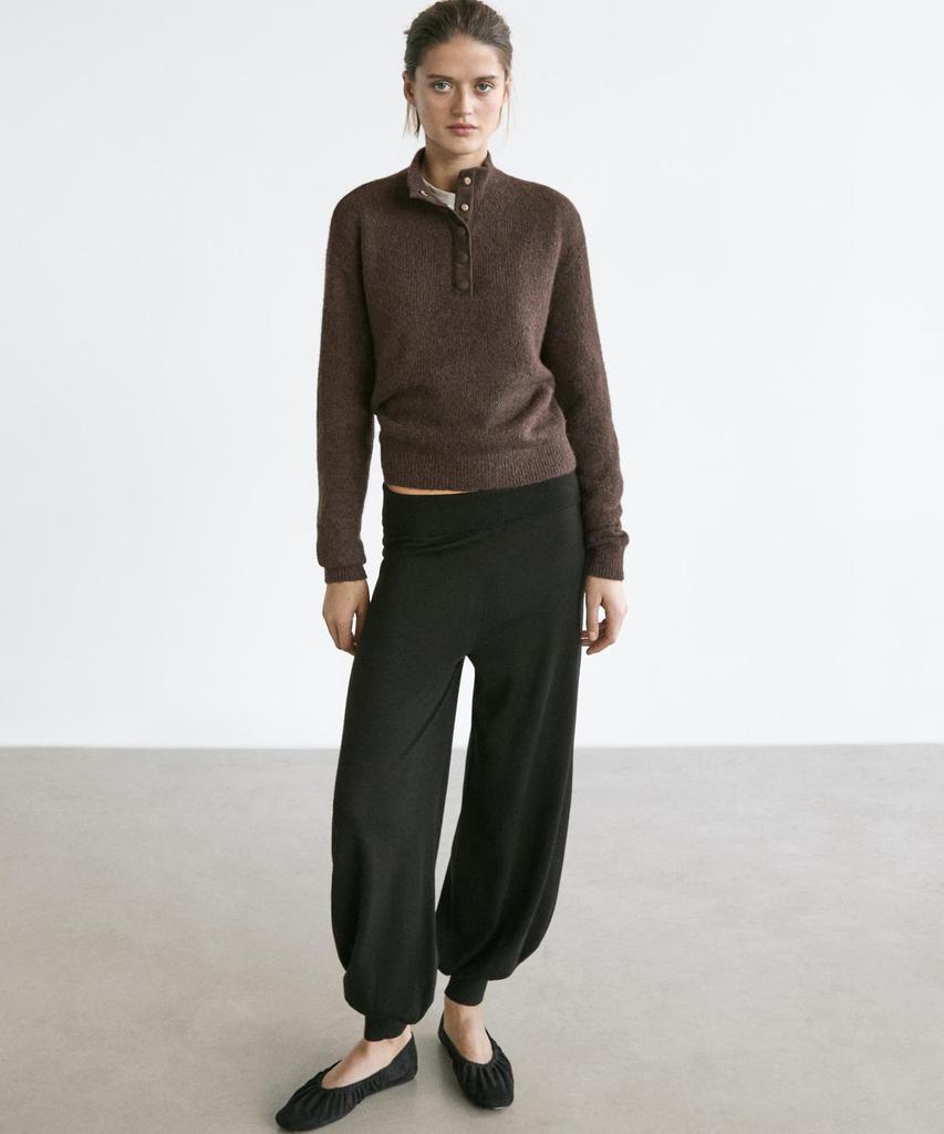 Masimodutti Wool Knit Sarouel Pants