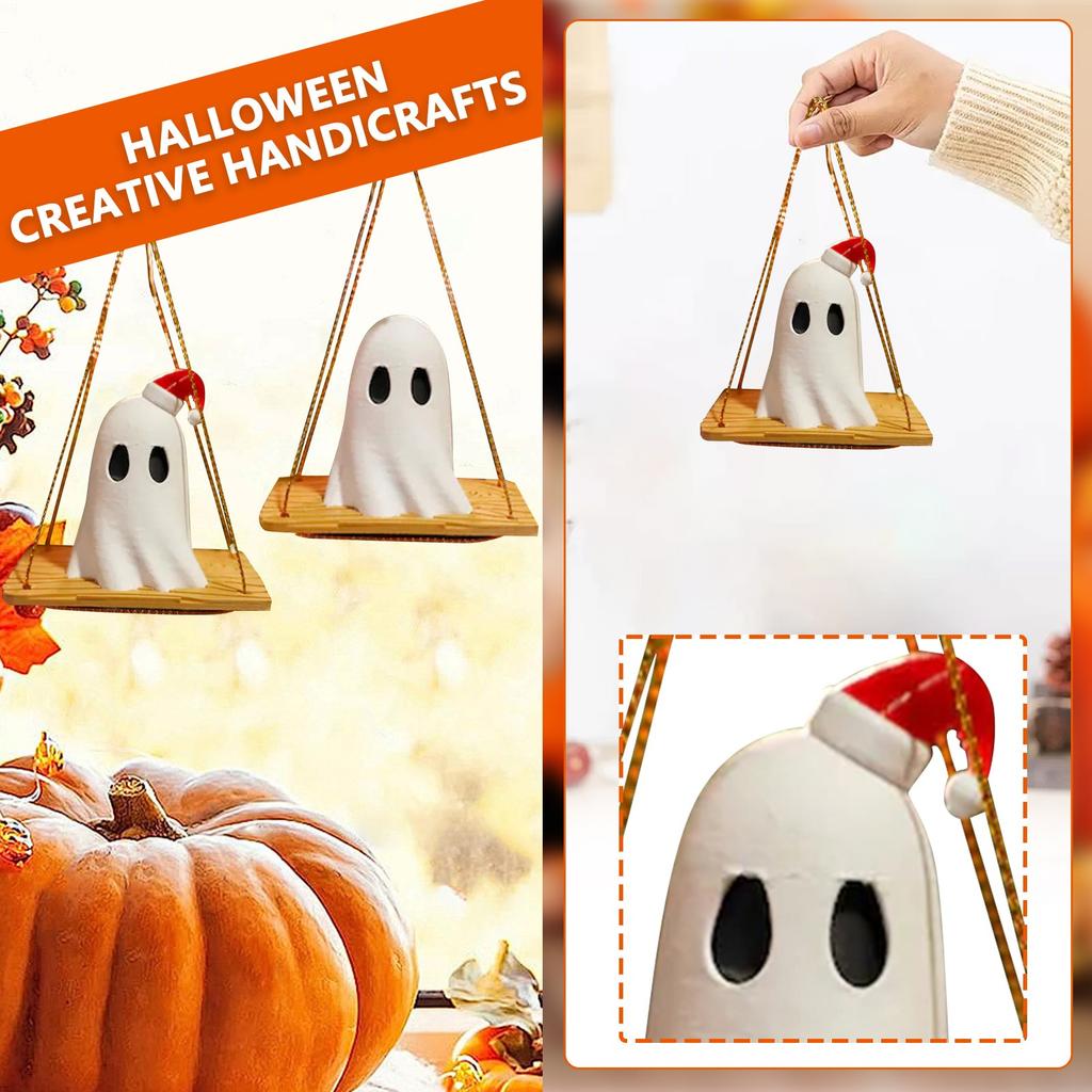 Halloween Swing Creative Resin Ornaments Halloween Headdress Resin Decoration