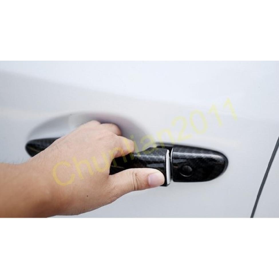 Door Handle Cover Trim for 2017- Mazda CX-5 8pcs Carton Fiber Coated