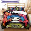 3pcs Custom Name Sally Face Bedding Set Duvet Cover Closure Includes 1 Duvet Cover & 2 Pillowcases for All Seasons Bedroom Decor