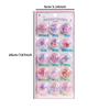 3 pcs/6 pcs Random 3D Creative Space Food Cartoon Round Relief Stickers Scrapbooking Diy Journal Cute Stationery Sticker