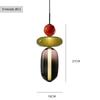 European Modern New LED Candy Glass Chandelier Living Room Dining Room Bedroom Bedside Decorative Atmosphere Lighting