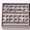 Dreamy Butterfly Moon Star Tulip Tassel Chain Italian Charm Links Fit 9MM Stainless Steel Bracelet Women DIY Making Jewelry