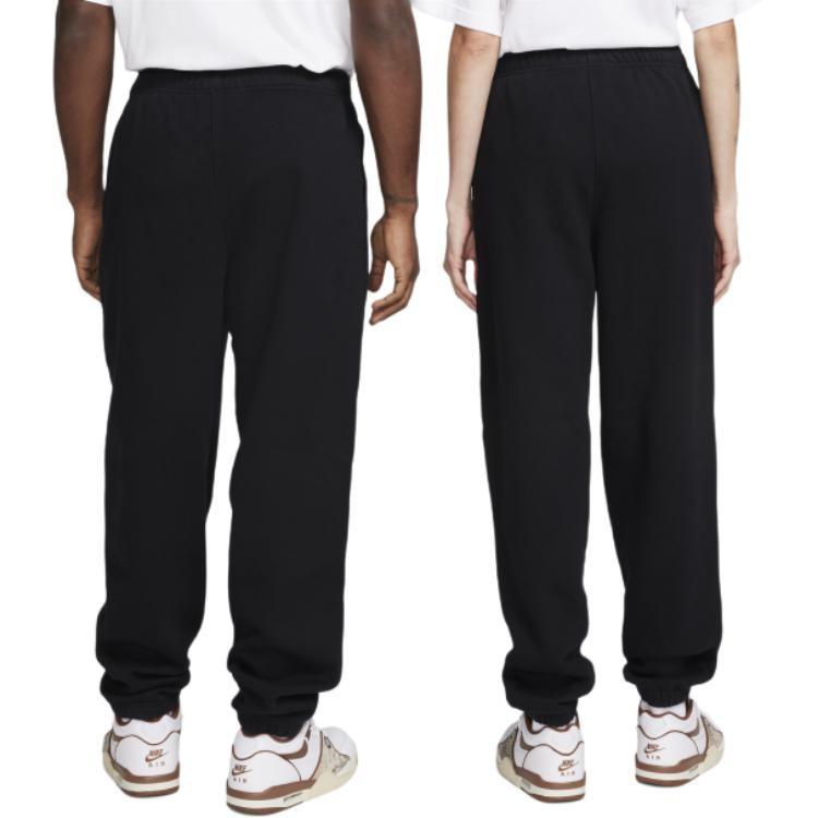 Nike x Stussy Stone Washed Fleece Sweatpants Asia Sizing 'Black' Men's FN5236-010