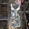 BITCED Moda feminina casual cor sólida estampa verão primavera sem mangas suspensórios calças macacões e macacões