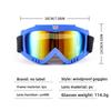 Outdoor Off-Road Motorcycle Windproof Sand-Proof UV-Protective Goggles with Interchangeable Lenses Full Frame for Riding