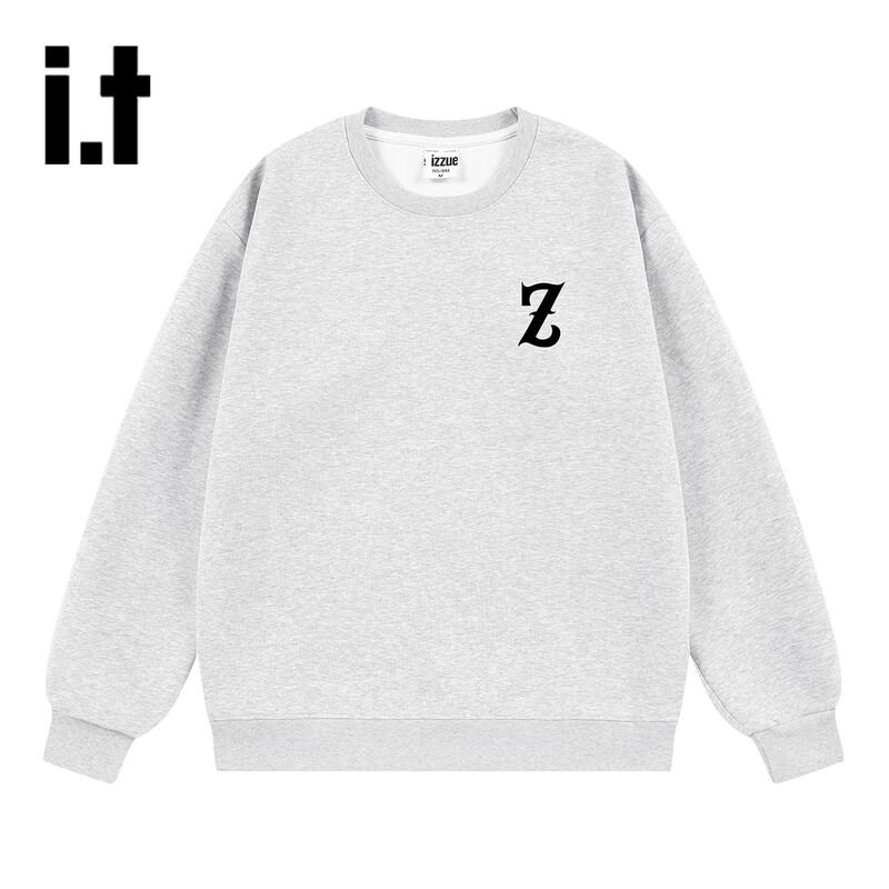 izzue Unisex Retro Letter Print Pullover Sweatshirt