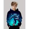 Boys' 3D Christmas Graphic Hoodie Long Sleeve Tops Casual Polyester Hoody Fall Spring Outerwear Sweatshirt Children's Clothing