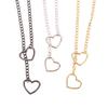 Slip Chain Necklace Rock Stainless Steel Cuban Long Necklace Jewelry Lariat Necklace