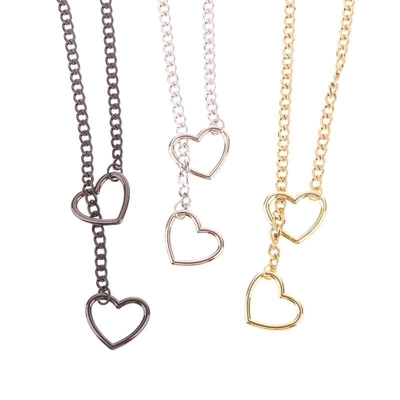 Slip Chain Necklace Rock Stainless Steel Cuban Long Necklace Jewelry Lariat Necklace