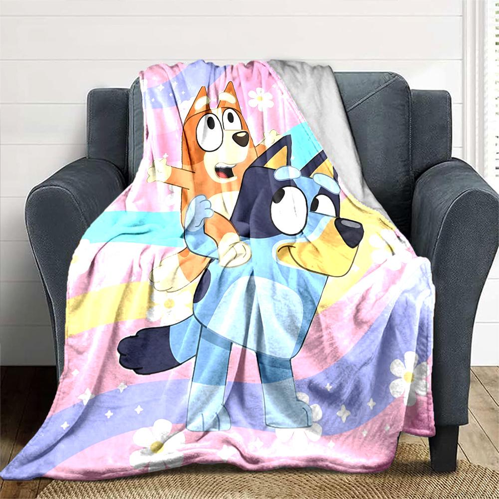 1 Stück B-Blucy Decke, Geschenk, für Männer und Frauen, Weiche Decke, Gut für Schlafsofa Couch Reisen, Leichte Flanelldecke