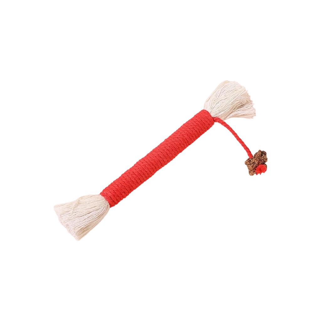 Cats Chew Rope Toy With Gall , Teeth Cleaning & Self-Entertainment Cats Teaser, Soft Cotton Rope Interactive Cats Toy For Indoor Cats