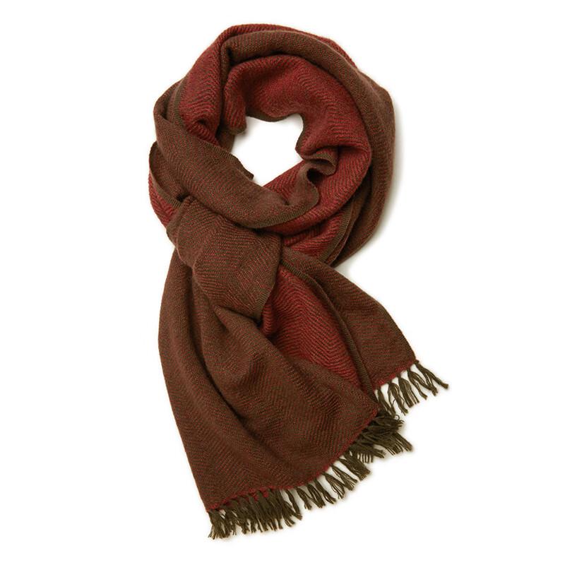 G·TENNA NXC343 Unisex Double-Sided Cashmere Scarf
