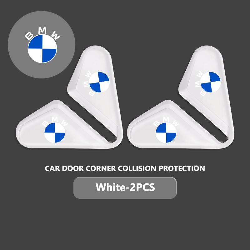 FA4Car Door Corner Bumper Guards Triangle Decals Scratch Protection For BMW M Sport M2 M3 M4 M5 M6 E46 E90 E60 F10 F20 E87 X3 X6