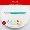 Crochet Hook Set with Soft Handle & Stainless Steel Needles for DIY Handmade Knitting