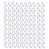 100Pcs White/Black/Green Christmas Lights Gutter Clips Reusable Plastic Gutter Clips 5*2.3cm Frostproof
