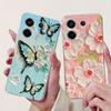 For Xiaomi Redmi Note 13 Pro 5G Case Fashion Butterfly Soft Silicone Phone Back Cover For Redmi Note 13 Note13 Pro Case Funda