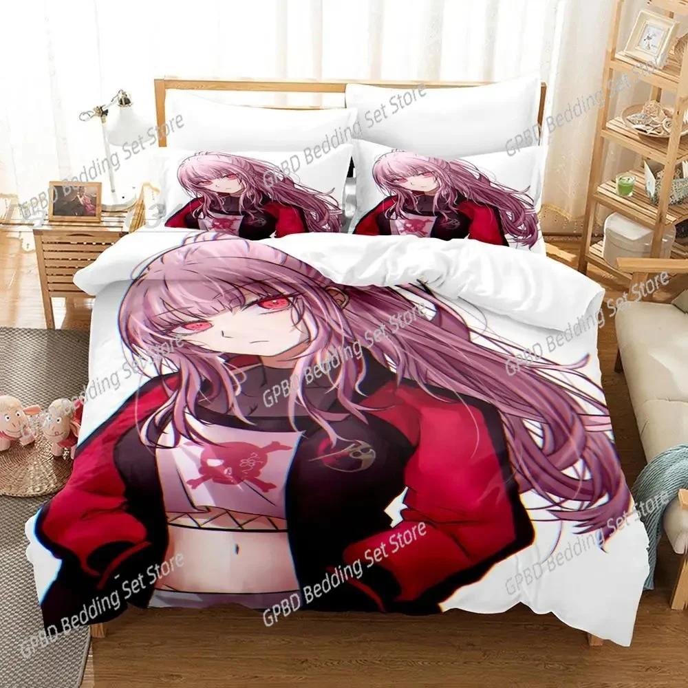 3d Print Anime Kawaii Girl Mori Calliope Bedding Set Bedroom Soft Modern Bedspreads Comefortable Duvet Cover Quilt Pillowcase