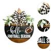 Front Door Sign Football Season Funny Creative Unique Ideal Gift Welcome for Party