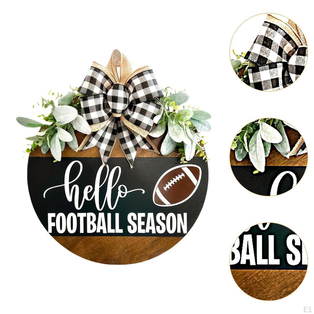 Front Door Sign Football Season Funny Creative Unique Ideal Gift Welcome for Party