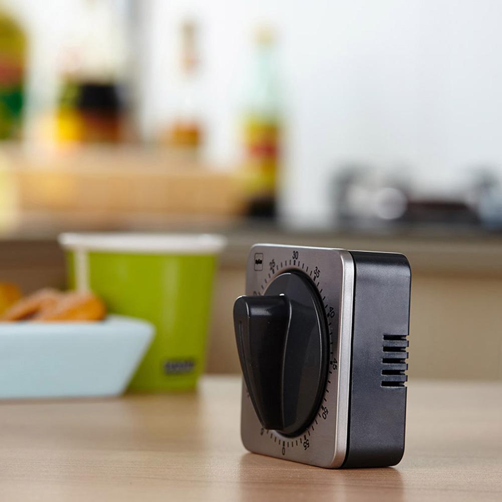 Kitchen Timers No Batteries Required Chef Cooking Timer Clock Magnetic Back Manual Countdown Timer for Home Cooking Baking