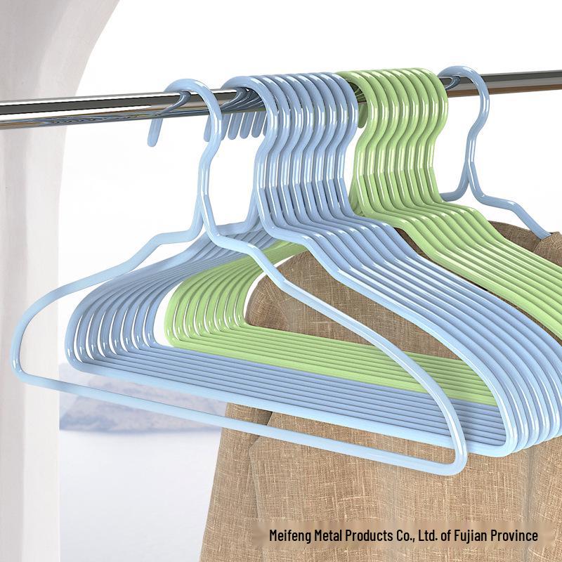 Meifeng Thickened Wide Shoulder Hangers with Collar Protector, Pack of 8 Thickened Wide Shoulder Protector