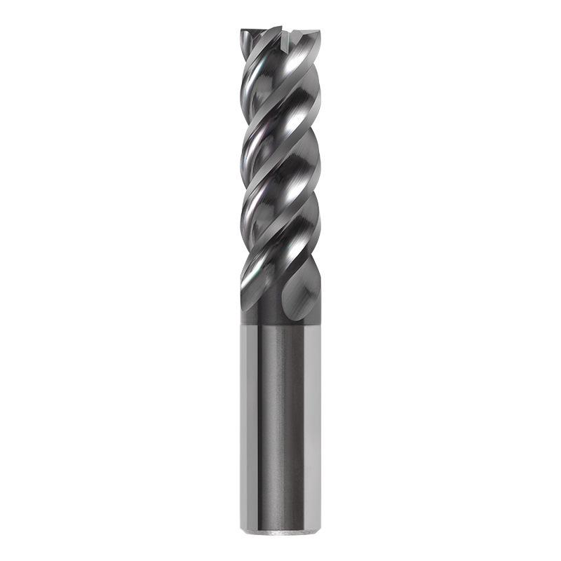 Stainless Steel 4-Flute Flat End Mill Tungsten Carbide CNC Tool Cutter