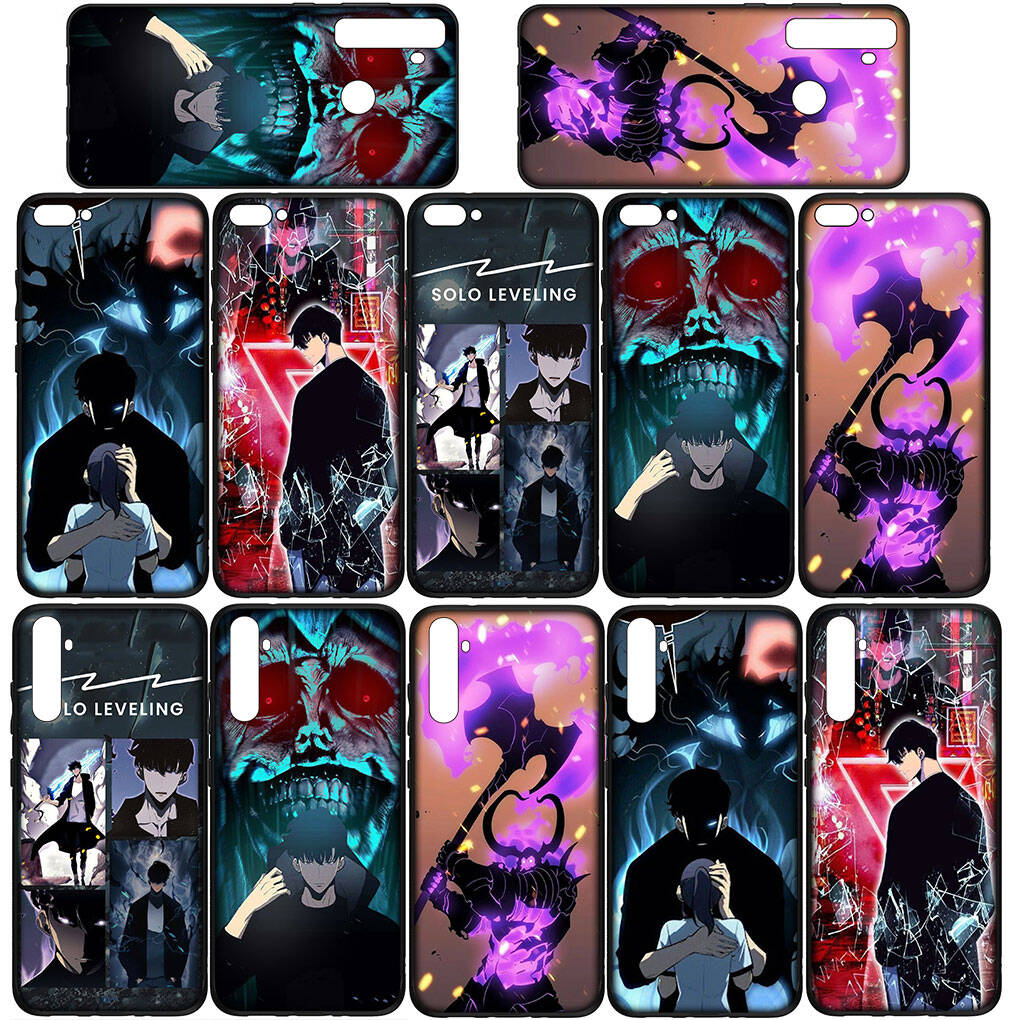 for Samsung Galaxy S25 S24 iPhone 17 16 15 Xiaomi Redmi Note 14 13 12 11 Plus Pro Max XR Phone Case Solo Leveling Sung Jinwoo Arise OPPO Huawei Cover