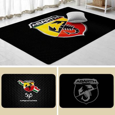 Cool-H-Abarths Tappetino Per Porta AutoS Floor Mat Living Room Rug For Bedroom Welcome Mat Outdoor Rug