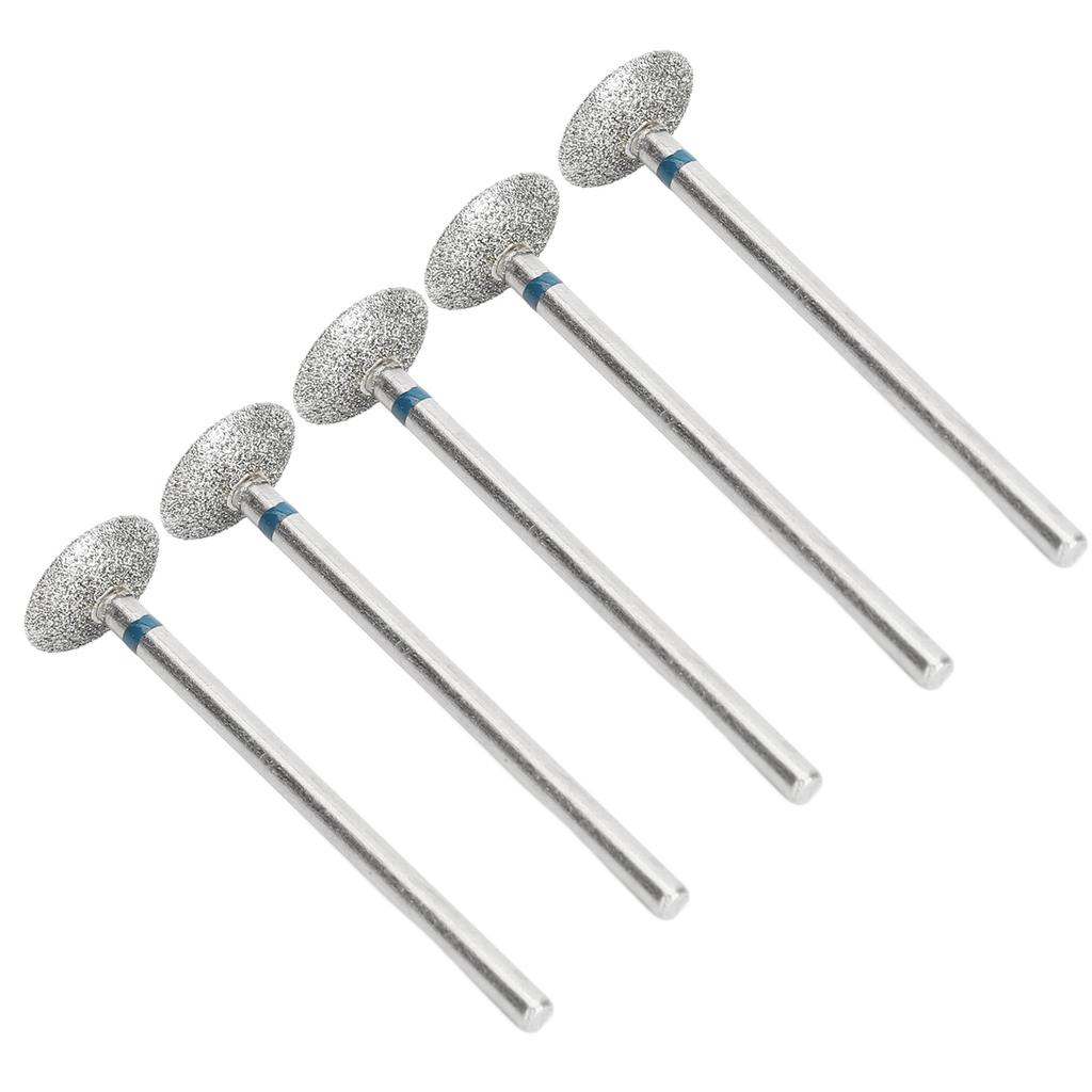 5Pcs Cuticle Remover Nail Drill Bit Versatile Rugged Rough Surface Nail Drill Bits Set for Home