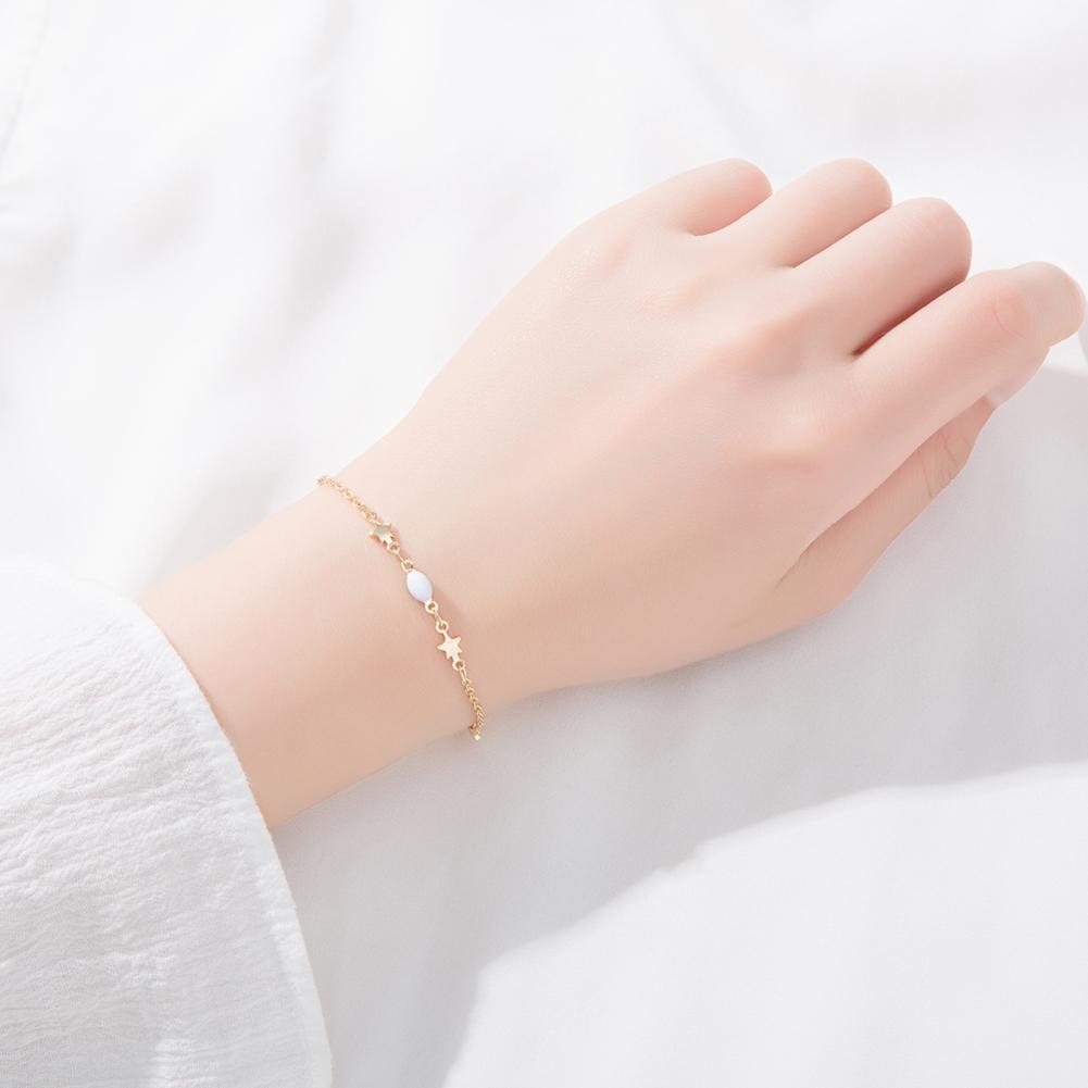 Women Simple Zircon Bracelet Elegant Exquisite Hand Wear Decoration