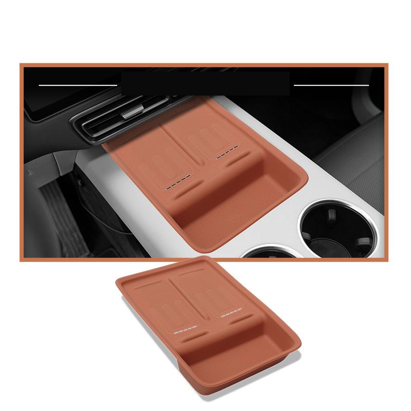 For Li Lixiang L6 L7 L8 L9 2024 Car Central Control Wireless Charging Silicone Pad Central Storage Dustproof Mat Acccessories