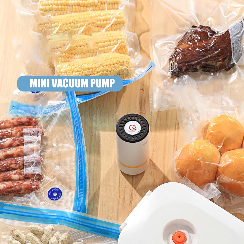 Portable Electric Vacuum Preservation Machine Household Storage Vacuum Sealing USB Mini Intelligent Vacuum Pump Electric Suction Pump Bag Sealer