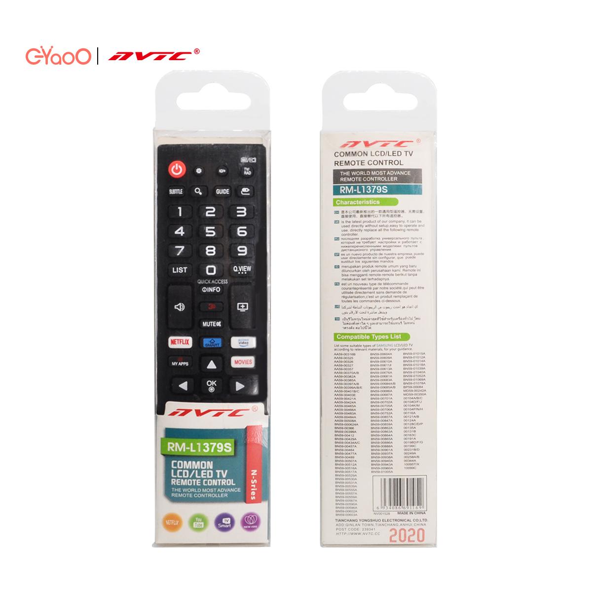 Eyaoo RM-L1379 AKB75675301 Universal Replacement TV Remote Controls for LG LED LCD TV AKB75375604 AKB75095307 TV