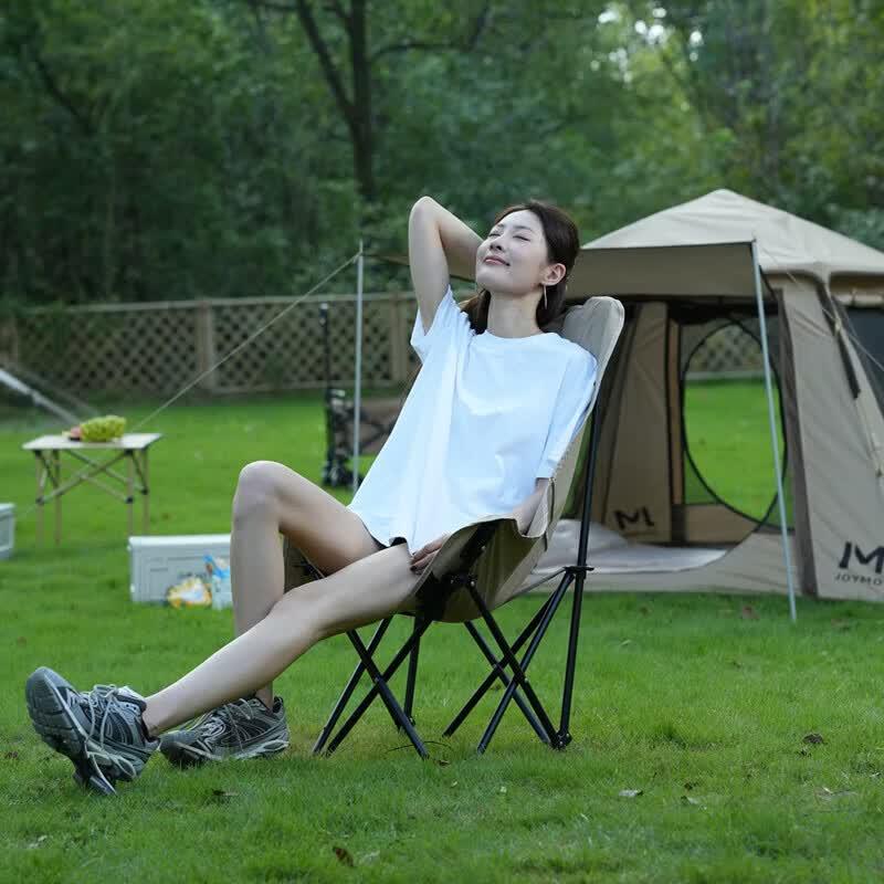 Jimen Outdoor Folding Camping Table and Chair Set (1 Table, 4 Chairs)
