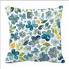 Spring and Summer Floral Contrasting Color Flower Pillow Case Digital Printed Pillow Home Romantic Decoration Sofa Backrest