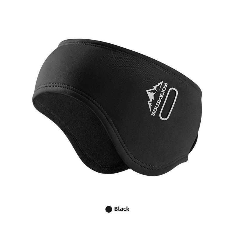 Men's Winter Windproof Ski Earmuffs for Outdoor Sports and Cycling, Double-Layer Headband Warmth - DEZ37