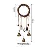 Wiccan Protection Wind Chime: Witch Bells & Bohemian Door Handle Decor