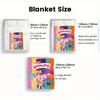 Lalaloopsy 2D Flat Pattern Flannel Blanket High Quality All Seasons Warmth and Comfort Perfect for Christmas Gifts.PMT0914156