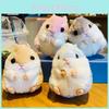 Chaveiro de Hamster de Pelúcia Encantador Porta-Chaves Adorável Para Bolsas e Carros Acessório de Sino Fofo