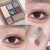 Seven-Color Eyeshadow Palette: Multi-use, Fine Shimmer & Matte, Non-Smudge, Non-Clump, Low Saturation, Affordable Makeup.