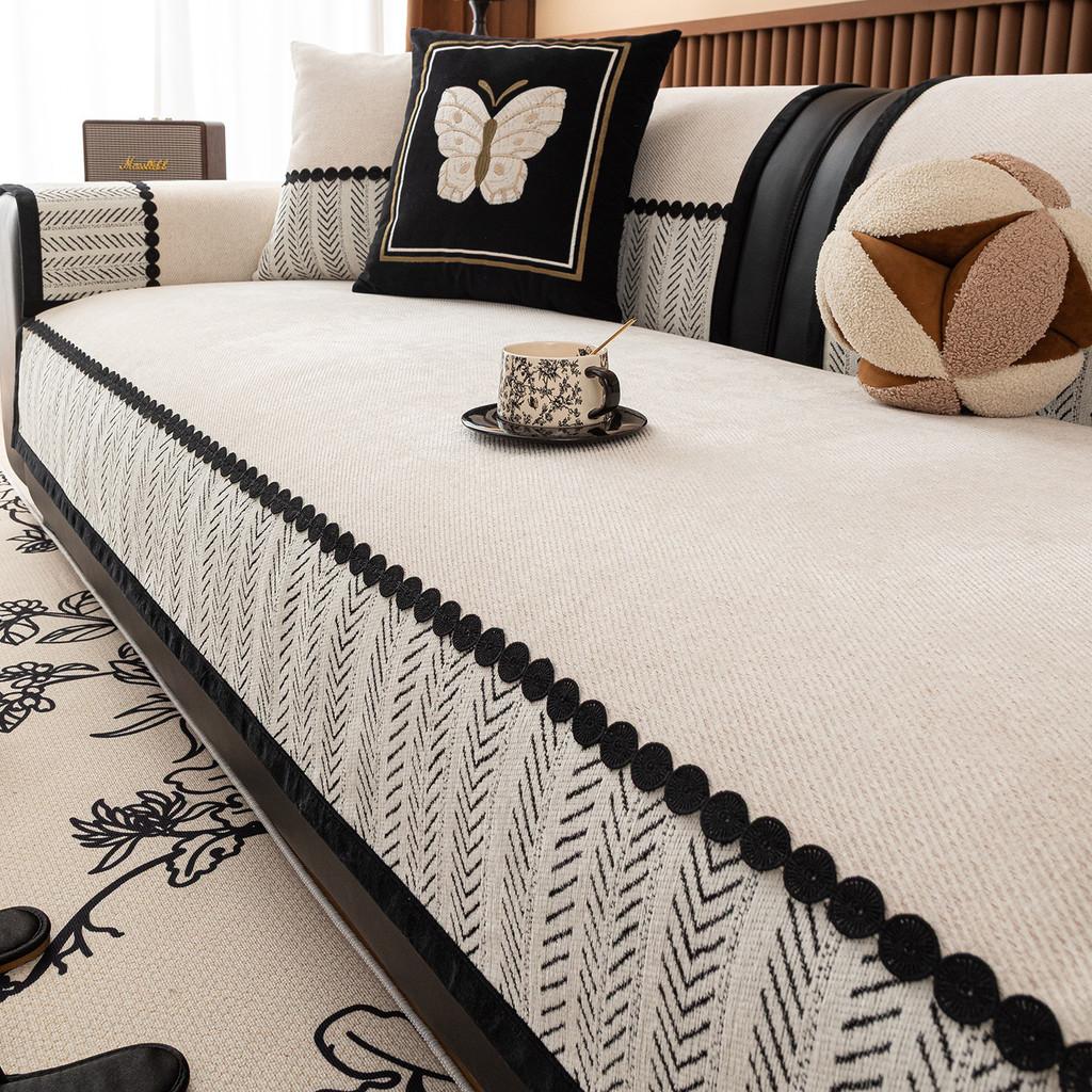 1Pcs Four Season Universal Chenille Sofa Cushion Anti-Slip Anti Cat Scratch Seat Cover Wear-resistant Furniture Protector