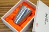 HORIE (T09KM270MGSV) Titanium Double-Walled Tumbler, Kiln-Made, 270cc, Polished Silver, Made in Tsubame, Niigata Prefecture