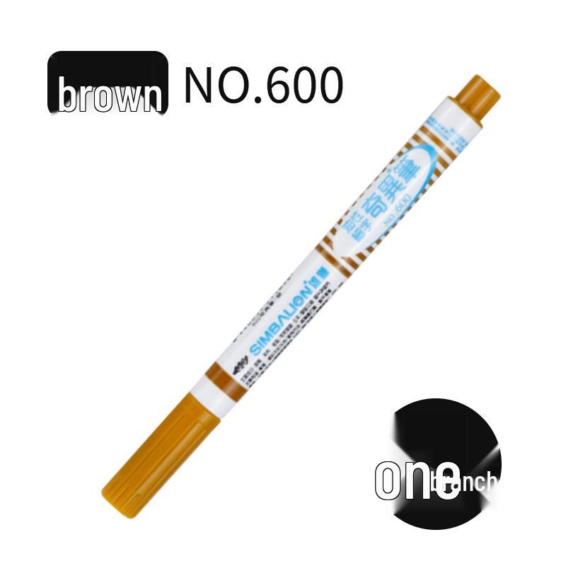 Taiwan Xiongshi Qiyi 600 Waterproof White 1.0MM Oil-Based Quick-Dry Industrial Marker Pen