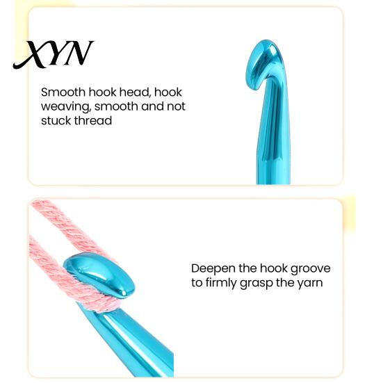 Crochet Hook Resin Floral Hook, Dried Flower Clear Handle Hand Sore Prevention Tool Metal Head with Beaded Wristlet for Arthritis Beginners