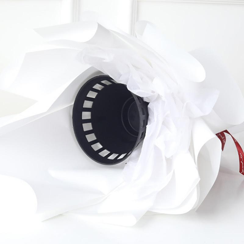 1 Pcs Plastic Flower Packaging Liner Plant Stand Stands Packing Material Fixing Bouquet Base Arrangement Floral Supplies