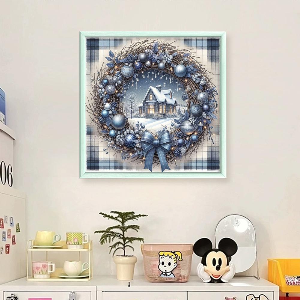 Cross Stitch Embroidery Set Large Canvas 40x40cm Cotton Material Easy to Use DIY Craft for Beginners Enthusiasts Accessories