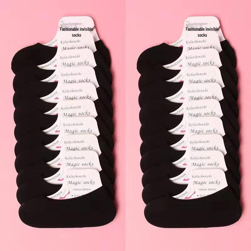 

Summer Velvet Women s Invisible Mesh Boat Socks - Breathable & Anti-Slip Design One Size