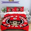 3pcs Ajax FC Design Cover Set - HD Printed Bedding with 1 Cover and 2 Pillowcases - Perfect for Home and Dorm Decor