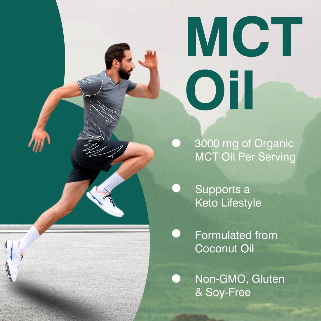 Airboy - Medium Chain Triglycerides Coconut Oil Softgels - Rich in C8 and C10 Fatty Acids - Brain Health
